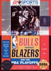 Bulls versus Blazers and the NBA Playoffs Box Art Front